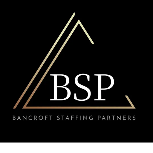Elegant BSP logo with gold accents on black background.